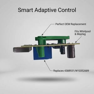 Carte de commande principale électrique domestique ODM neuve 4388931 PCB W10352689, carte de dégivrage adaptative compatible avec Maytag Kitchenaid - Product Image 4