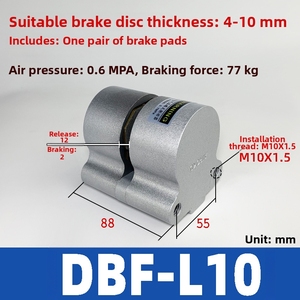 Cilindro Freno Pneumatico DBF-L8 DBF-L10 DBF-L15 DBF-L20 per Macchinari Industriali - Product Image 6