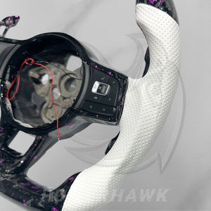 Volante Deportivo Personalizado de Fibra de Carbono con LED, Compatible con VW Golf 6 7 7.5 8 GTI R <span class=keywords><strong>Line</strong></span> Polo Passat Tiguan Jetta GLI GTE CC MK5 MK6 - Product Image 4