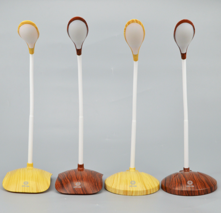 Креативная обучающая Настольная лампа с защитой глаз, светодиодный мини-ночник с зарядкой, Настольный светильник для спальни