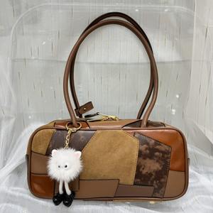 Sac à main portable pour femme, version haut de gamme, nouveau sac en cuir véritable, décoration brodée, luxe, haute qualité - Product Image 2