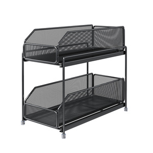 Estante de Almacenamiento para Cocina Najie, Organizador de Gabinete Metálico de Múltiples Niveles, Estante para Fregadero, Tipo Rectangular Multiusos - Product Image 5