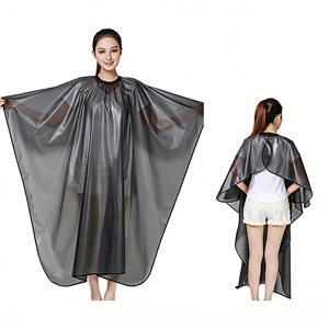 Capa <span class=keywords><strong>de</strong></span> Barbero para Teñir el Cabello y Hacer Permanentes, Delantal <span class=keywords><strong>de</strong></span> Peluquería Impermeable, Capa <span class=keywords><strong>de</strong></span> Corte <span class=keywords><strong>de</strong></span> Cabello Engrosada para Uso <span class=keywords><strong>en</strong></span> el Hogar y Salón - Product Image 1