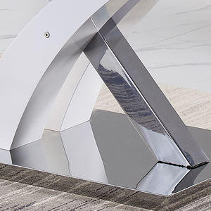 Bàn Ăn Sang Trọng Có Độ Bóng Cao Mở Rộng Hình Bướm MDF Hiện Đại Mô Hình Ý Trong Đồ Nội Thất Phòng Ăn - Product Image 6