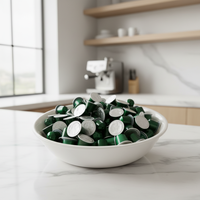 Capsules de poudre de matcha OEM, nouvelles dosettes, capsules de café matcha, poudre de thé aromatisée, dosettes de thé 100% pur