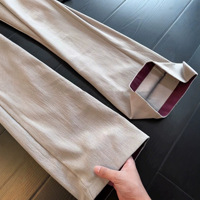 Pantalon décontracté sportif pour homme, style rétro américain, patchwork color-block, respirant, léger, coupe droite mi-longue