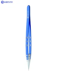 <span class=keywords><strong>Pinzas</strong></span> Ultrafinas <span class=keywords><strong>de</strong></span> Cerámica y Acero Inoxidable Antiestáticas MiJing para Reparación <span class=keywords><strong>de</strong></span> Placas Base <span class=keywords><strong>de</strong></span> Teléfonos - Product Image 6