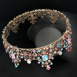 ประกวดเจ้าสาวเจ้าสาวRhinestonesงานแต่งงานเครื่องประดับTiara<span class=keywords><strong>มงกุฎ</strong></span>เจ้าสาวงานแต่งงาน - Product Image 3