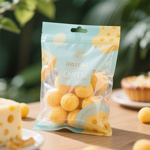 Nachos ชิปแพ็คซูชิแบบสุญญากาศบรรจุซูชิขนมพัฟชีสถุงด้านหลังปิดตรงกลางถุงสำหรับชีสบอล - Product Image 2