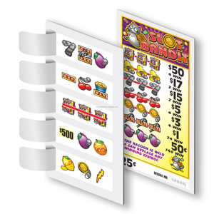 Cartes à gratter - Conception de jeu à gain immédiat - Cartes promotionnelles de loterie - Impression personnalisée - Vente en gros par le fabricant avec livraison rapide - Product Image 2