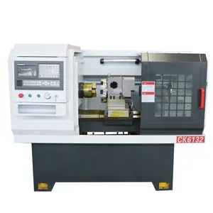 China low cost Small CNC metal Lathe Turning Machine Price CK6132