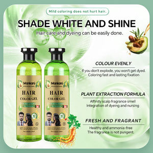 Mankani, teinture capillaire permanente naturelle à base de fruits, longue durée, crème <span class=keywords><strong>gel</strong></span> à l'acide acétique, pour femmes et hommes, vente chaude - Product Image 3