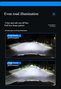 Lampadine LED per Fari Auto 45W 9800LM 6000K <span class=keywords><strong>1</strong></span>:<span class=keywords><strong>1</strong></span> Plug and Play H1 H4 H7 per Fari Universali - Product Image 6