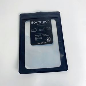 맞춤형 무광 반투명 플라스틱 알루미늄 지퍼백, 양말 및 속옷 포장용 - Product Image 6