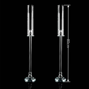 Candelabro de Cristal Grande de 8 Brazos, Diseño Europeo, Estilo Moderno, Centro de Mesa Cilíndrico Hecho a Mano para Bodas, San Valentín, Decoración del Hogar - Product Image 6