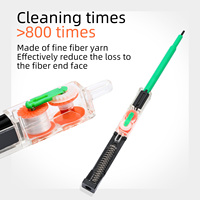 Nouveau stylo de nettoyage de Fiber optique en un clic 2.5mm connecteur nettoyeur de Fiber optique pour SC ST FC