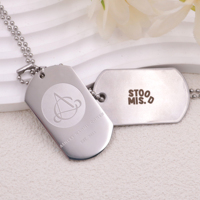 Collier de nom d'étiquette de chien 3D en acier inoxydable personnalisé colliers personnalisés pour étiquettes de chien de compagnie pour la gravure