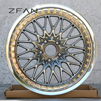 Jantes en alliage d'aluminium forgé ZFAN personnalisées 2/3 pièces VS-XV Deep Dish Deep Concave 5x100 5x114.3 Nouvelles jantes pour voitures particulières 25mm 20mm