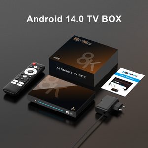 Bán buôn H96 Max M9S Android 14 Rockchip rk3576 8K wifi6 Bluetooth 5.4 ai <span class=keywords><strong>internet</strong></span> tv box với điều khiển bằng giọng nói - Product Image 6