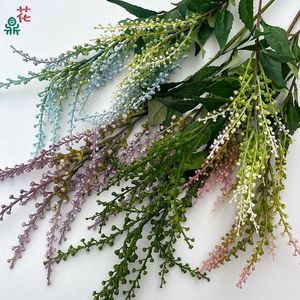 Flores Artificiales de Plástico y Seda para Decoración de Bodas, Marcadores de Pasillo, Accesorios de Fotografía, Moldeado por Inyección de una Sola Pieza - Product Image 1