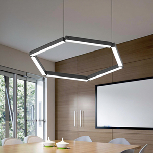 Lampu gantung langit-langit Interior lampu <span class=keywords><strong>LED</strong></span>, tabung <span class=keywords><strong>LED</strong></span> bahan aluminium tahan lama - Product Image 2