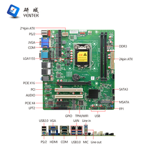 Nueva Placa Base Industrial con Garantía de 3 Años, ATX Intel Q85 LGA1150 I3 I5 I7, <span class=keywords><strong>2</strong></span> <span class=keywords><strong>DDR3</strong></span>, HD VGA, <span class=keywords><strong>2</strong></span> LAN, 11 USB, PCIe, Win10/Linux - Product Image 3