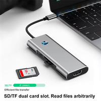 9/8/7/6/5 en 1 10Gbps 4K60Hz Station d'accueil Tipo C USB 3.2 Hub HDTV Type a Extenseur Dock Concentrateur Accessoires pour ordinateur portable Hubs