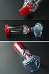 Aerosol Chamber <strong>Asthma</strong> Spacer And Inhaler Lung Mdi <strong>Asthma</strong> Medication Treatment For House Use - Product Image 2