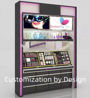 Support de présentation personnalisé pour salon de beauté, boutique de vente au détail, pour huiles essentielles, parfums, vernis à ongles, flacons de rouge à lèvres et gloss, maquillage