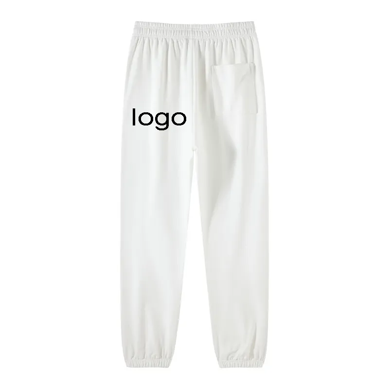 custom logo plus size casual fashion women jogger sweatpants heavyweight track pants tracksuit men cuffed cotton trousers