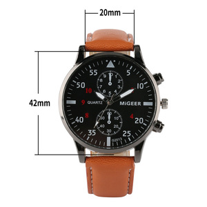 Nuovo Orologio da Uomo con Cinturino in Pelle, Marca di Lusso, Casual, al Quarzo, Sportivo, Impermeabile con Data - Product Image 2