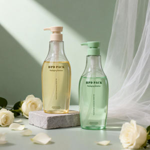 100% перерабатываемая ПЭТ-упаковка класса люкс для косметики: флаконы для лосьона, средств для умывания лица и тела, оптовые пустые ПЭТ-бутылки для шампуня - Product Image 3