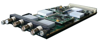 Plateforme de tête de réseau modulaire 1RU à 6 emplacements, modules d'encodage, de transcodage, de modulation et de décryptage échangeables à chaud avec double alimentation pour CATV/IPTV