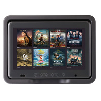 Moniteur de siège arrière Android sans fil GPS IPS 10,1 pouces avec prise en charge Android Auto, TV, USB et carte SD pour le divertissement en bus
