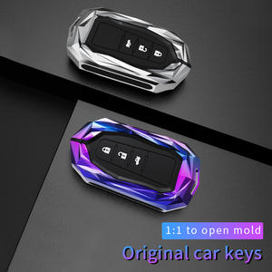 Funda de cuero con logotipo de coche personalizado para Toyota Aygo Yaris RAV4, Citroen C1, Peugeot 108, Camry, Corolla, accesorios - Product Image 3