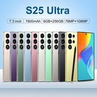 Teléfono Celular Inteligente S24 Ultra 5G con Cámara Cuádruple de 108MP y Procesador MTK para Compartir en Redes Sociales