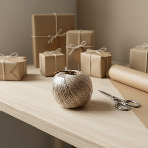 Cuerda de Manila Ecológica, Natural, Duradera, de Alta Tenacidad, Suave, para Proyectos de Bricolaje, Jardinería, Envoltura de Regalos, Paisajismo - Product Image 1