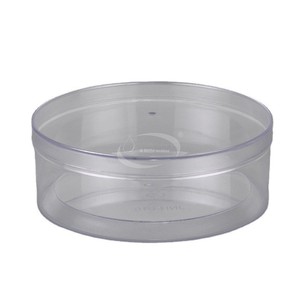 Boîte ronde transparente en plastique avec couvercle, étui de rangement polyvalent pour collations, pâtisseries, cadeaux, emballage de présentation - Product Image 5