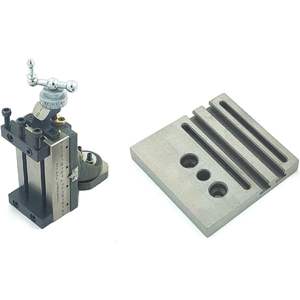 Base de glissière de fraisage verticale miniature brevetée, montage direct assorti, 7 x 14, type pivotant pour tour, moteur MT4 - Product Image 3