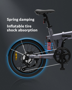 Assist จักรยาน 80Km ไฟฟ้าจักรยานเมืองพับได้ไฟฟ้าจักรยาน 110 V-240 V/42 V, 2AMotor City Ebike ไฟฟ้าน้ําหนักเบา - Product Image 3