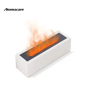 Aromacare Decoração do quarto Aromaterapia Óleo Essencial Umidificador Chama Difusor Calor Umidificador Fogo