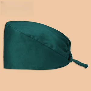 Gorro de enfermera con estampado de algodón puro a rayas para mujer, gorro de trabajo quirúrgico para hombres, envoltura de cabeza de quimioterapia posparto para Dental Oral - Product Image 5