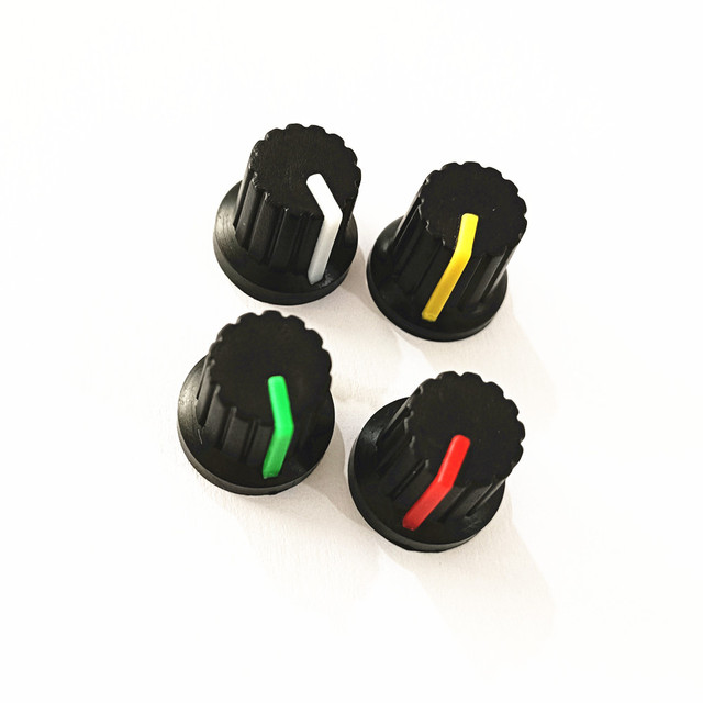 X8 Plastic Splined Control Knobs 6mm