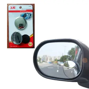 Espejo retrovisor para el capó del coche, espejo retrovisor ajustable de  gran angular para coche, espejo de punto ciego trasero, espejo lateral,  lente