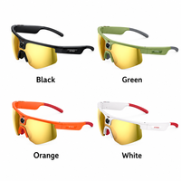 Lunettes intelligentes avec design cycliste, caméra 8MP, enregistrement vidéo 1080P, stabilisation EIS, WiFi 4, BT 5.3, double microphone