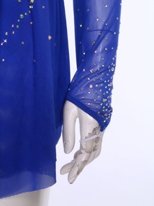 ชุดสเก็ตลีลาสำหรับผู้หญิง ชุดเต้นรำสำหรับการแสดงบนเวที การแสดงสเก็ตน้ำแข็ง ชุดฝึกซ้อมเต้นรำ ชุดสำหรับการแข่งขันเต้นรำ - Product Image 5