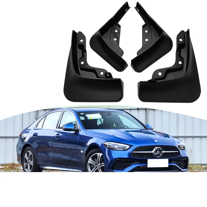 Car Wheel Mudguard Mud Guard Fender for Mercedes Benz C Class W206 2021 2022 2023 2024 Sport Accessories Protect Style Cover