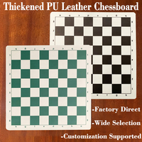 SEIPTING Jeu d'échecs portable pliable (cuir PU et résine, coins arrondis personnalisables) Roi de 9,5 cm, Plateau 51 cm (Noir/Blanc) + Livre