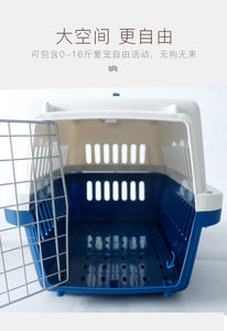 Fabriek Groothandel Draagbare <span class=keywords><strong>Plastic</strong></span> Huisdier Transportkooi Luchtvaartmaatschappij Kat En Hond Drager Poorten En Pennen - Product Image 2