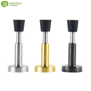 Butée de porte en acier inoxydable, or, noir, argent, butée de porte hydraulique rétractable - Product Image 1